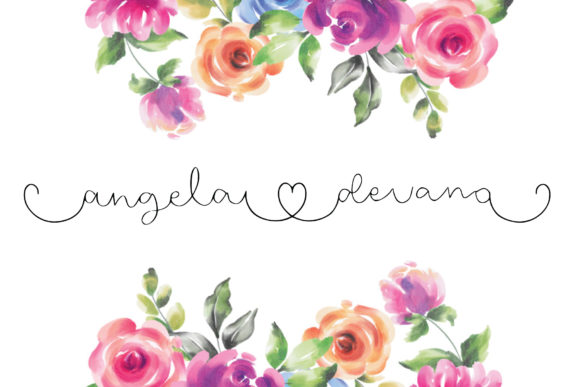 Angela Devano: A Sweet Thin Handwritten Font for Elegant Web Design