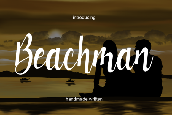Beachman: A Flowing Handwritten Font for Elegant Digital Branding