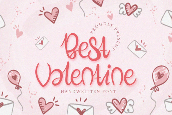 Best Valentine: A Romantic Script Handwritten Font for Editorial Design