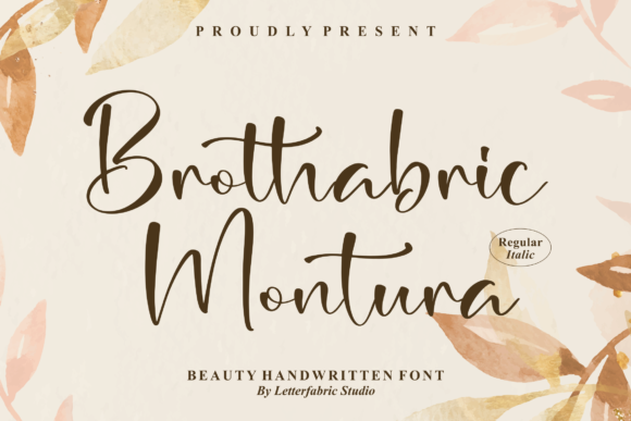 Brothabric Montura: A Chic Handwritten Font for Modern Editorial Design