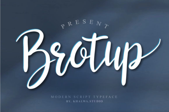 Brotup: A Timeless Handwritten Font for Editorial Design and Digital Publishing