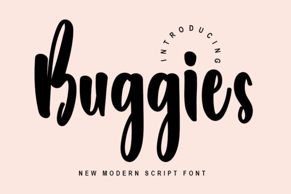 Buggies: A Romantic Script Handwritten Font for Creative Projects