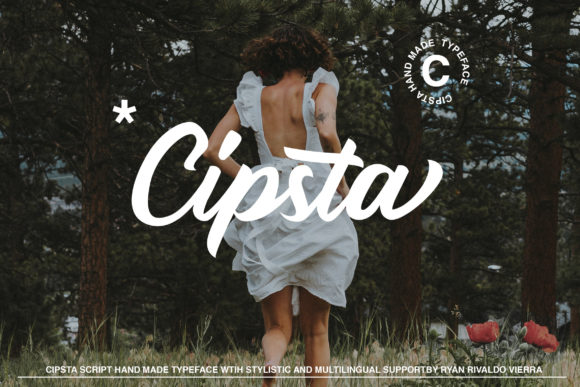 Cipsta Scipt: A Luxurious Handwritten Font for Elegant Branding Projects