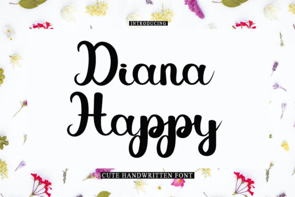 Diana Happy: A Versatile Handwritten Font for Small Business Branding