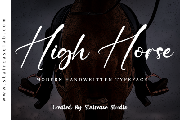 High Horse: A Modern Handwritten Font for Creative Branding Projects