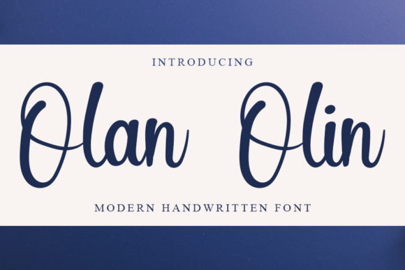 How I Used Olan Olin for a Café Branding Project