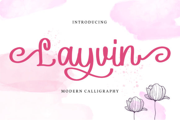 Layvin: A Delicate Handwritten Font for Crafters and Product Designers
