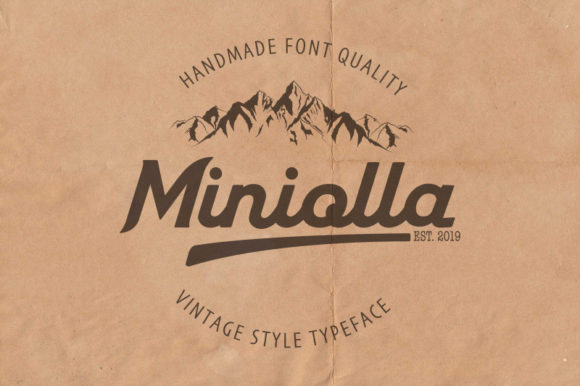 Miniolla: A Handwritten Font That Brings 70s Charm to Editorial Design