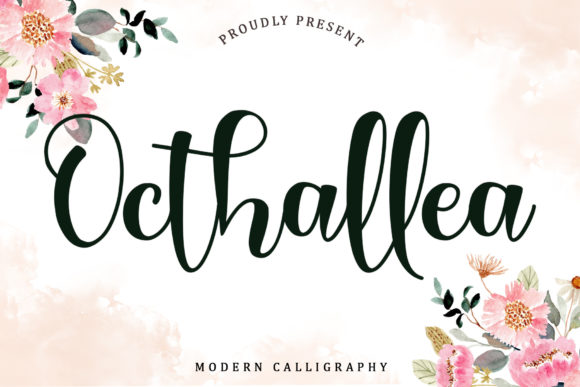 Octhallea: A Modern Handwritten Font for Editorial Design and Digital Publishing