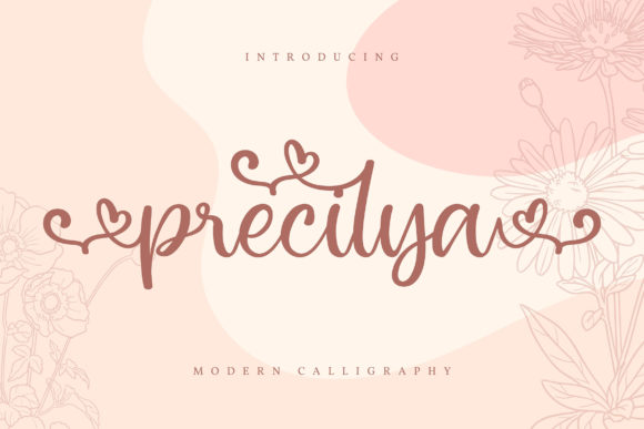 Precilya: A Romantic Handwritten Font for Crafters and Makers
