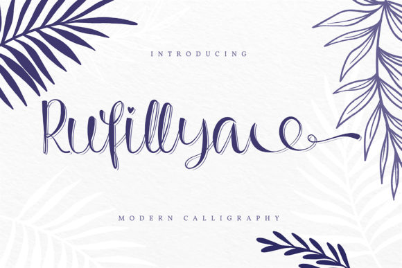 Rufillya: A Romantic Handwritten Font for Business Branding