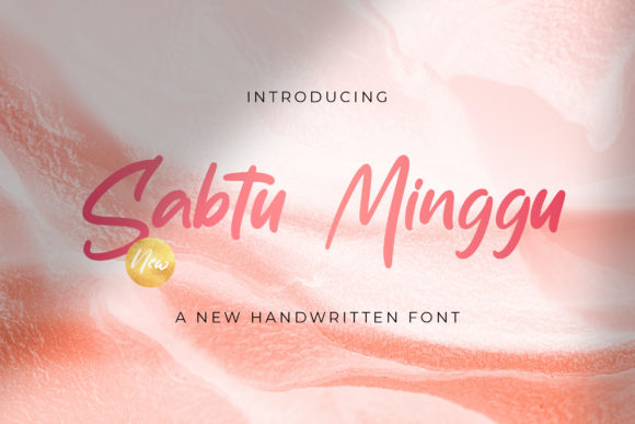 Sabtu Minggu: A Delicate Handwritten Font for Elegant Maker Designs