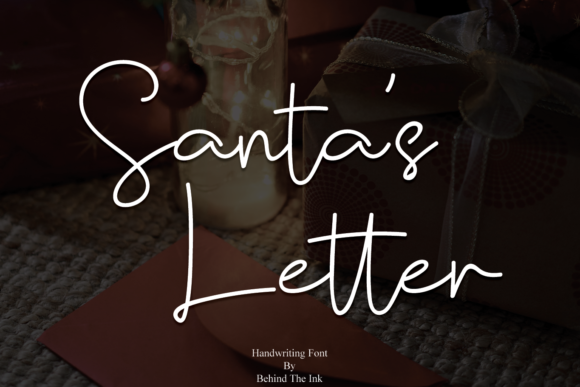 Santa s Letter: A Stylish Handwritten Font for Small Business Branding