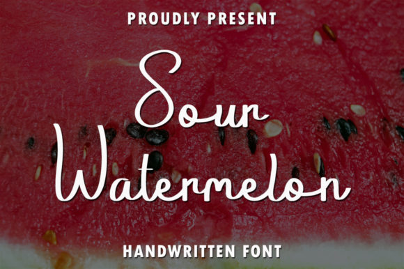 Sour Watermelon: A Handwritten Font for Real Branding Projects