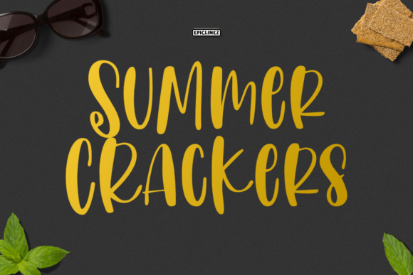 Summer Crackers: A Quirky Handwritten Font for Editorial Design and Digital Publishing
