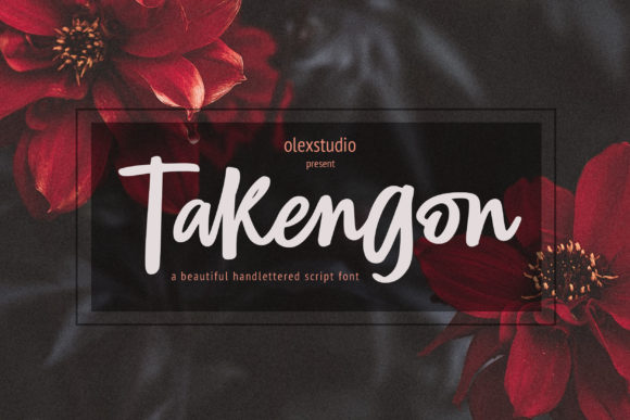 Takegon: A Fun Urban Handwritten Font That Elevates Campaign Visuals
