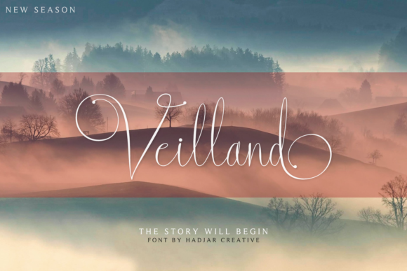 Veilland: A Delicate Handwritten Font for Elegant Web Typography